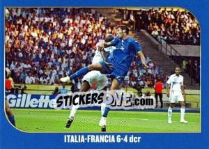 Sticker Italia-Francia 6-4 dcr