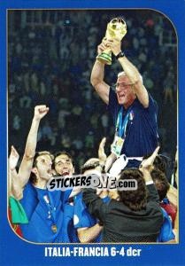 Sticker Italia-Francia 6-4 dcr - Campioni Del Mondo 2006 - Panini