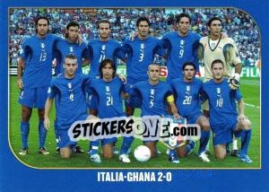 Sticker Italia-Ghana-2:0 - Campioni Del Mondo 2006 n. 47 - Panini