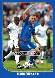 Sticker Italia-Ghana-2:0