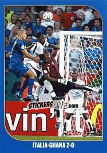 Sticker Italia-Ghana-2:0 - Campioni Del Mondo 2006 n. 49 - Panini