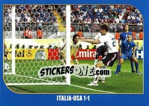 Sticker Italia-USA-1:1 - Campioni Del Mondo 2006 n. 59 - Panini