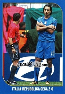 Sticker Italia-Repubblica Ceca- 2:0 - Campioni Del Mondo 2006 n. 64 - Panini