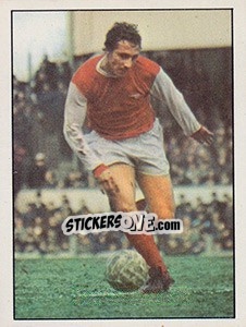 Sticker John Radford - Sellers Ltd. English Football 1971-1972 n. 14 - Top Trumps