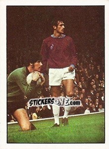 Cromo Frank Casper - Sellers Ltd. English Football 1971-1972 - Top Trumps