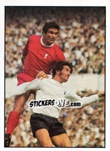Figurina Ron Yeats - Sellers Ltd. English Football 1971-1972 n. 180 - Top Trumps