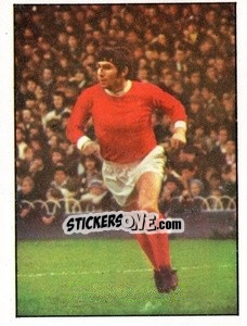 Cromo Tony Dunne - Sellers Ltd. English Football 1971-1972 n. 210 - Top Trumps