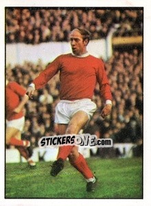 Sticker Bobby Charlton - Sellers Ltd. English Football 1971-1972 n. 214 - Top Trumps