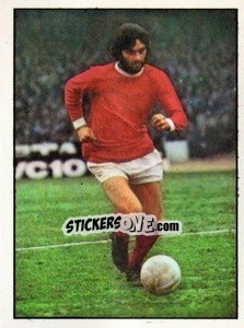 Sticker George Best - Sellers Ltd. English Football 1971-1972 n. 216 - Top Trumps