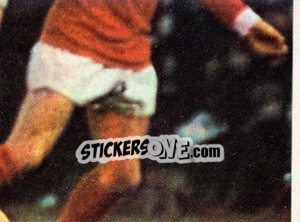 Sticker George Best (Manchester United v Ipswich Town) - Sellers Ltd. English Football 1971-1972 n. 57C - Top Trumps