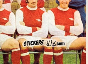 Sticker Arsenal - Double Champions - Team photo - Sellers Ltd. English Football 1971-1972 - Top Trumps