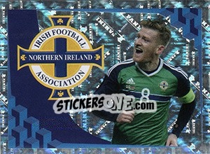 Sticker Northern Ireland - Football 2017 n. 2 - Panini