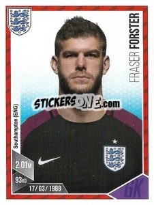Cromo Fraser Forster - Football 2017 n. 11 - Panini
