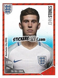 Sticker John Stones - Football 2017 - Panini