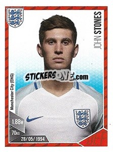 Figurina John Stones - Football 2017 - Panini