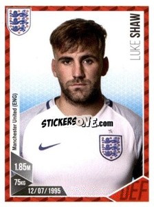 Sticker Luke Shaw - Football 2017 - Panini