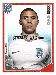 Sticker Kieran Gibbs - Football 2017 n. 22 - Panini
