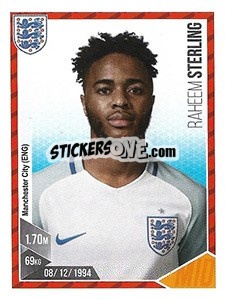 Sticker Raheem Sterling - Football 2017 - Panini