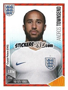 Sticker Andros Townsend - Football 2017 n. 32 - Panini