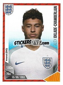 Sticker Alex Oxlade-Chamberlain - Football 2017 n. 33 - Panini