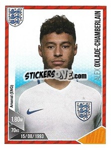 Sticker Alex Oxlade-Chamberlain - Football 2017 - Panini