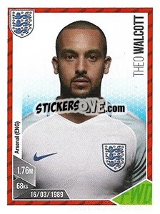 Sticker Theo Walcott - Football 2017 n. 34 - Panini