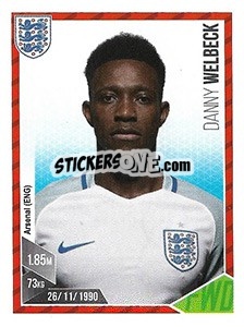 Sticker Danny Welbeck - Football 2017 n. 35 - Panini