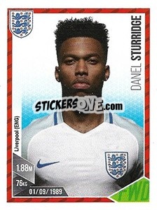 Figurina Daniel Sturridge - Football 2017 - Panini