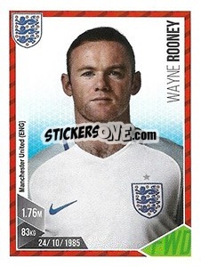 Sticker Wayne Rooney - Football 2017 n. 37 - Panini