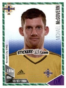 Sticker Michael McGovern - Football 2017 n. 55 - Panini