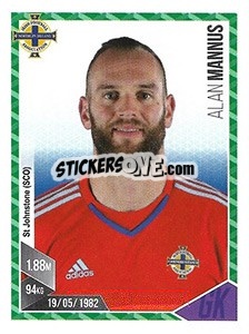 Sticker Alan Mannus - Football 2017 n. 57 - Panini