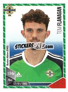 Sticker Tom Flanagan - Football 2017 n. 63 - Panini