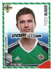 Sticker Paddy McNair - Football 2017 n. 66 - Panini
