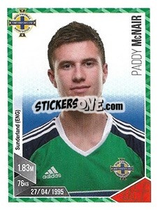 Cromo Paddy McNair - Football 2017 - Panini