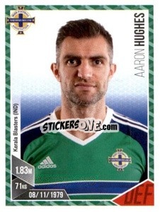 Sticker Aaron Hughes - Football 2017 n. 68 - Panini