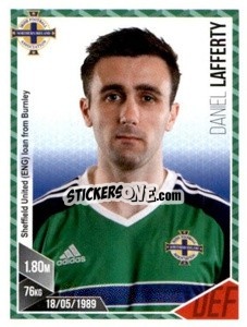 Cromo Daniel Lafferty - Football 2017 n. 70 - Panini