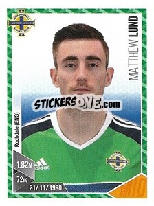Sticker Matthew Lund - Football 2017 n. 72 - Panini