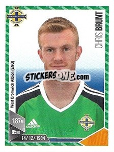 Sticker Chris Brunt - Football 2017 n. 76 - Panini