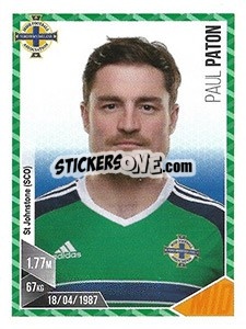 Sticker Paul Paton - Football 2017 n. 77 - Panini