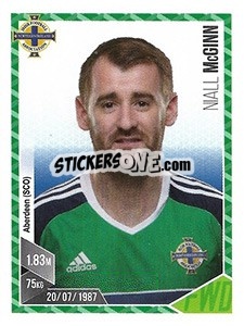 Sticker Niall McGinn - Football 2017 - Panini