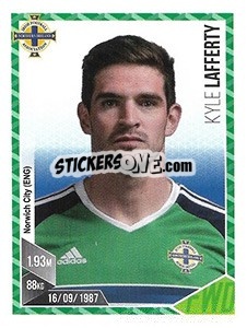 Sticker Kyle Lafferty - Football 2017 n. 83 - Panini