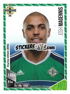 Sticker Josh Magennis - Football 2017 n. 85 - Panini