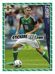 Sticker Aaron Hughes - Football 2017 n. 91 - Panini