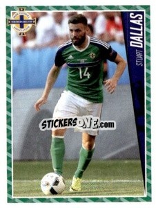 Sticker Stuart Dallas - Football 2017 n. 92 - Panini