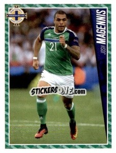 Sticker Josh Magennis - Football 2017 n. 96 - Panini
