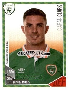 Sticker Ciaran Clark - Football 2017 n. 106 - Panini