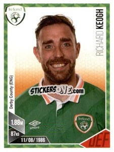 Figurina Richard Keogh - Football 2017 n. 107 - Panini
