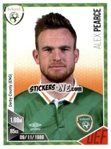 Sticker Alex Pearce - Football 2017 - Panini