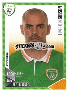 Sticker Darron Gibson - Football 2017 n. 117 - Panini