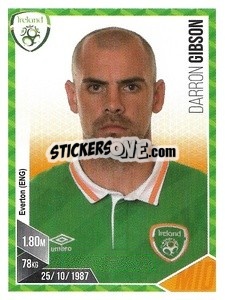 Sticker Darron Gibson